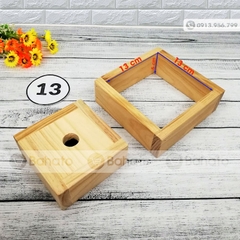 Khuôn gói bánh chưng thông minh gỗ Bahato 13cm cỡ trung
