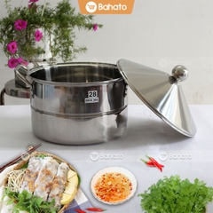 Nồi tráng bánh cuốn 28cm đa năng (đồ xôi, hấp gà) tiện dụng