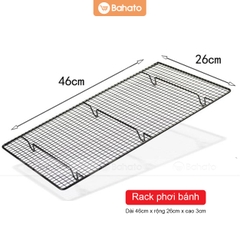 Rack phơi bánh chống dính 1 tầng 46 x 26 x 3 cm