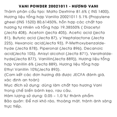 Bột vanilla làm bánh Golden Moon hộp 1kg