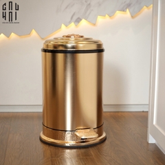 THÙNG RÁC PALAIS 24K GOLD PREMIUM TRASH BIN 10L SS22