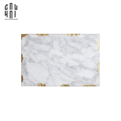 KHAY ĐÁ MARBLE - GOLD DUST 24K PRIME - RECTANGLE