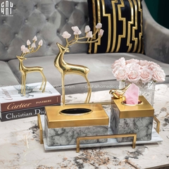 HỘP KHĂN GIẤY DA HERMAN SIZE 13