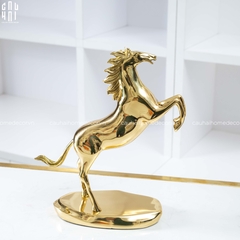SET 2 TƯỢNG GOLDEN HORSE OF FORTUNE