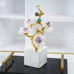 TƯỢNG QUARTZ WHITE ORCHID