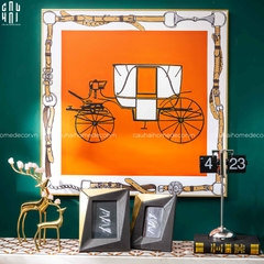 TRANH CANVAS ORANGE CHARIOT 90X90 CM