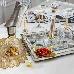 SET BÌNH RƯỢU VANG PHA LÊ HILTON PREMIUM DECANTER & GLASSES 660ML