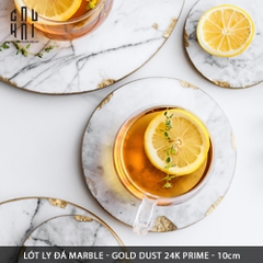LÓT LY ĐÁ MARBLE - GOLD DUST 24K PRIME