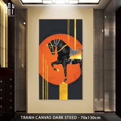 TRANH CANVAS DARK STEED 70X140 CM