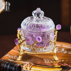 HOME COUTURE - LỌ KẸO BRASSON CRYSTAL JEWELRY  DELIGHT - AMETHYST SS25