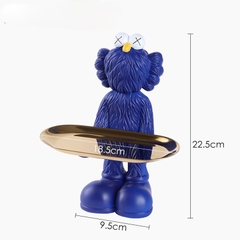 TƯỢNG KAWS CẰM KHAY BẢN DENIM - DARK BLUE