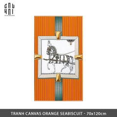 TRANH CANVAS ORANGE SEABISCUIT 70X120CM