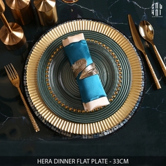 HERA DINNER FLAT PLATE 33CM SS25