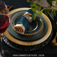 HERA DINNER FLAT PLATE 33CM SS25