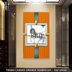 TRANH CANVAS ORANGE SEABISCUIT 70X120CM