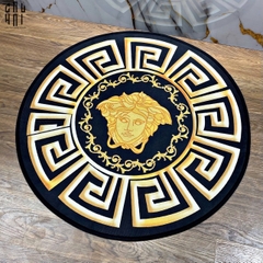 THẢM TRÒN TRẢI SÀN - ROUND CARPET - D80 GIANNI VERS. MEDUSA GREEK KEY