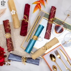 VÒNG KHĂN ĂN - NAPKIN RING NEW GOLDEN BUTTERFLY