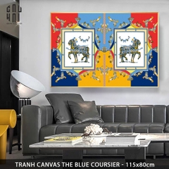 TRANH CANVAS THE BLUE COURSIER 115X80CM