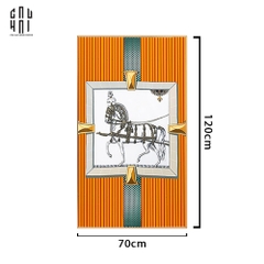 TRANH CANVAS ORANGE SEABISCUIT 70X120CM