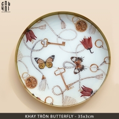 KHAY TRÒN BUTTERFLY