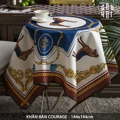 KHĂN BÀN COURAGE 144CM