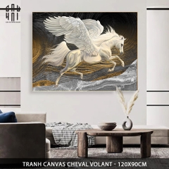 SET TRANH CANVAS CHEVAL VOLANT LUXURY