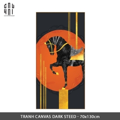 TRANH CANVAS DARK STEED 70X140 CM