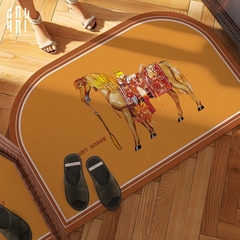 THẢM CỬA DA 50x80 -  MON PETIT CHEVAL DOOR MAT