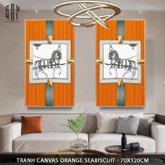 TRANH CANVAS ORANGE SEABISCUIT 70X120CM