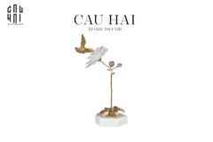 HOME COUTURE - TƯỢNG  CHIM HOÀNG YẾN-  BRASSON JEWELRY PETAL EMBRACE CANARI SS25