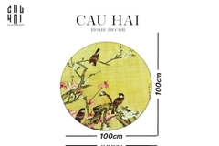 THẢM TRÒN TRẢI SÀN - ROUND CARPET - D100 KIM TƯỚC