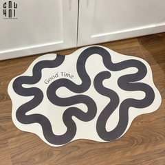 THẢM CỬA - DOOR MAT - 40x60 LONG BLACK LINE