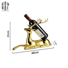 HOME COUTURE - BRASSON PREMIUM WINE HOLDER - MYTHICAL GODDESS ELK SS25