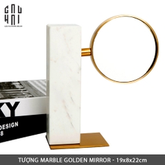 GƯƠNG TRANG ĐIỂM ĐỂ BÀN MARBLE GOLDEN MIRROR SS22