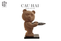 TƯỢNG GẤU SUPER BROWNIE VELVET BEAR