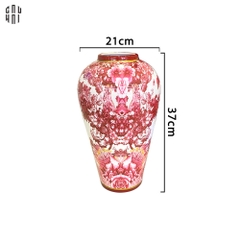 HOME COUTURE - BÌNH HOA CERAMIC JUNGEL PINKY BY D.O SS25
