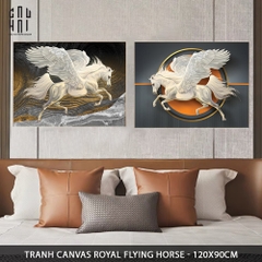 SET TRANH CANVAS CHEVAL VOLANT LUXURY