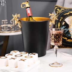 XÔ ĐÁ GOLDEN ELK ICE BUCKET BLACK 5L