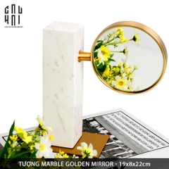 GƯƠNG TRANG ĐIỂM ĐỂ BÀN MARBLE GOLDEN MIRROR