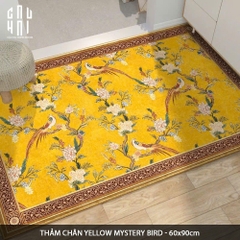 THẢM CHÂN YELLOW MYSTERY BIRDS 60X90CM