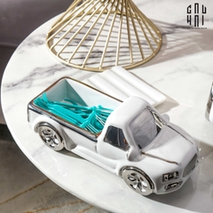 CHEVY TRUCK CERAMIC TOOTHPICK BOX