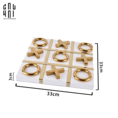 BỘ CỜ CARO TRANG TRÍ JASON - LAYING LUXURY TIC TAC TOE GAME