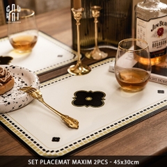 SET PLACEMAT MAXIM 2PCS