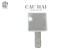 GƯƠNG CẦM TAY ĐÍNH KIM CƯƠNG BLING BLING