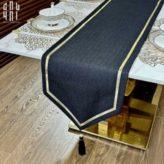 KHĂN TRẢI BÀN THERESA BLACK 3M
