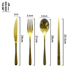 SET DAO NĨA VERSACE - SET CUTLERY VERSACE 4PCS