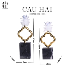 HOME COUTURE - BRASSON JEWELRY ORNAMENT -   