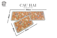SET THẢM BẾP 45x75/150 DYNASTY OF BIRD - PREMIUM KITCHEN MAT
