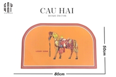 THẢM CỬA DA 50x80 -  MON PETIT CHEVAL DOOR MAT