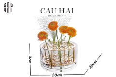 MAISON DE LUXE - KHAY THUỶ TINH CẮM HOA  - LES FLEURS — GRILLE DORÉE ÉDITION